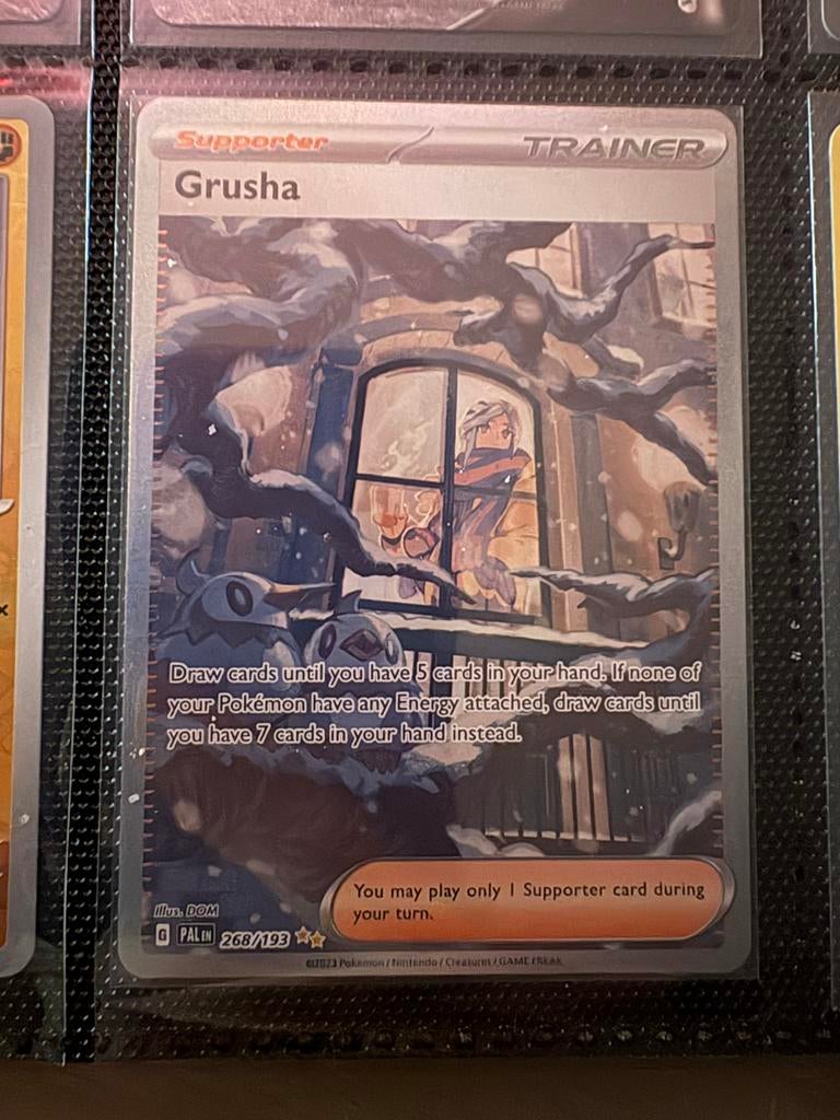 Grusha Trainer kaart - PAL DE 268/193, Ophalen of Verzenden, Zo goed als nieuw, Losse kaart