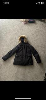 Airforce dames winterjas xl zwart met bontkraag Bieden!, Ophalen of Verzenden, Zo goed als nieuw, Maat 56/58 (XL), Zwart