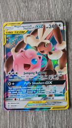 Mega Lopunny & Jigglypuff GX (CEC165), Ophalen of Verzenden, Zo goed als nieuw, Losse kaart