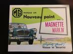 Brochure MG Magnette Mark IV, Ophalen of Verzenden, Gelezen, Overige merken