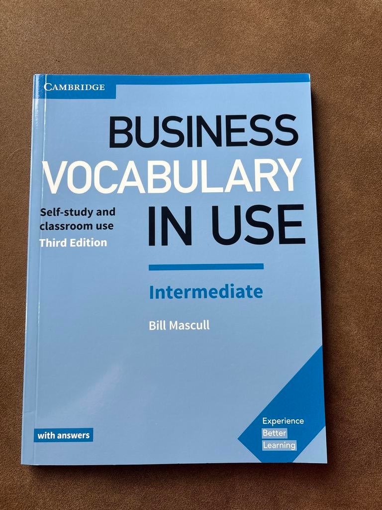 Business Vocabulary in Use - Intermediate, Boeken, Studieboeken en Cursussen, Ophalen of Verzenden, Zo goed als nieuw, HBO