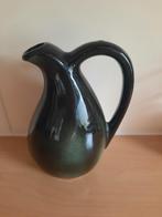 Vintage groene glazuur vaasje 0,35l   van 16,5 cm, Antiek en Kunst, Antiek | Keramiek en Aardewerk, Ophalen of Verzenden