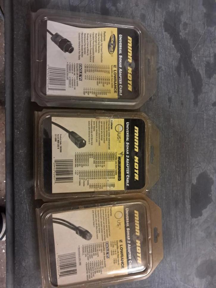 Minn Kota Universal Sonar Adapter Kabels, Watersport en Boten, Hengelsport | Roofvissen, Overige typen, Ophalen of Verzenden