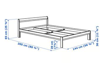IKEA NEIDEN bedframe Luröy lattenbodems - afbeelding 3