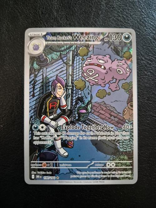 Team Rocket's Weezing (DRI 199), Hobby en Vrije tijd, Verzamelkaartspellen | Pokémon, Nieuw, Losse kaart, Ophalen of Verzenden