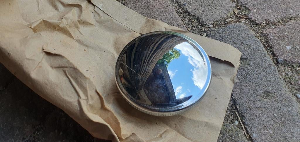 Benzinedop DKW chroom nieuw RT98 Sparta JLO FM 120, Motoren, Onderdelen | Oldtimers, Nieuw, Ophalen