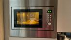 Inbouw Combimagnetron RVS - Zo goed als nieuw!, Ophalen, Combimagnetron, Gebruikt, Inbouw