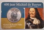 400 jaar Michiel de Ruyter in coincard, Postzegels en Munten, Munten | Nederland, Ophalen of Verzenden