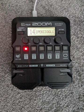 Zoom G1 four met Ipekcioglu effecten beschikbaar voor biedingen