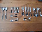 Drache bestekdelen rvs met zwart bakeliet handvat (24 delig), Antiek en Kunst, Antiek | Bestek, Ophalen of Verzenden