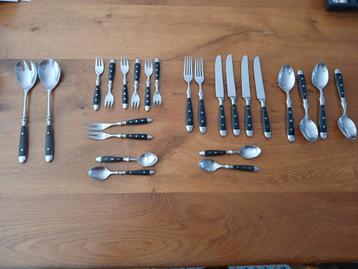 Drache bestekdelen rvs met zwart bakeliet handvat (24 delig) beschikbaar voor biedingen