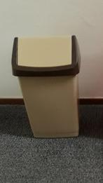 Vintage afval-/prullenbakje met tuimeldeksel, Minder dan 10 liter, Ophalen of Verzenden, Gebruikt, Minder dan 50 cm