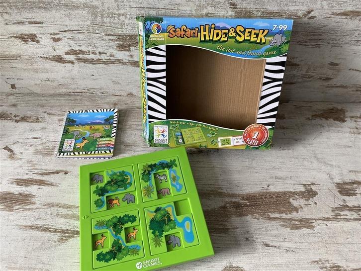 Safari hide & seek smart games [s248], Hobby en Vrije tijd, Gezelschapsspellen | Bordspellen, Zo goed als nieuw, Ophalen of Verzenden
