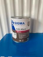 Sigma S2U Allure Gloss 1L -Ral 9010-lak, Doe-het-zelf en Verbouw, Verf, Beits en Lak, Wit, Ophalen of Verzenden, Zo goed als nieuw