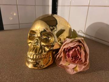 Gouden Schedel Bloomingville - Woonaccessoire Deco Skull beschikbaar voor biedingen