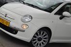Fiat 500 0.9 TwinAir Lounge|AUTOMAAT|PANODAK|16"VELGEN|BLUET, Euro 5, 86 pk, Gebruikt, Wit
