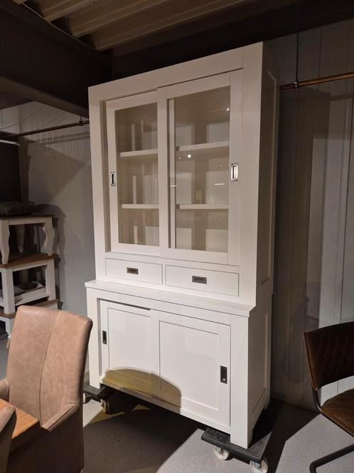 Buffet/Vitrinekast RAL9010, Huis en Inrichting, Kasten | Buffetkasten, Nieuw, 200 cm of meer, 25 tot 50 cm, Ophalen