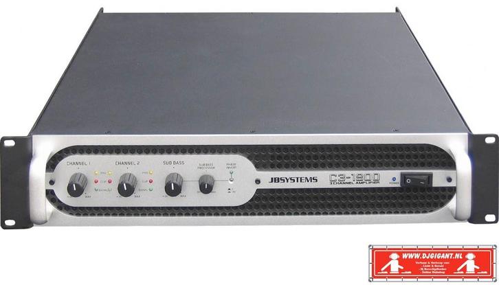 JB Systems 3 kanaals versterker, Audio, Tv en Foto, Versterkers en Receivers, Zo goed als nieuw, Overige systemen, 120 watt of meer