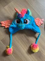 Unicorn muts met manen, Ophalen of Verzenden, Zo goed als nieuw, 104 of kleiner, Meisje