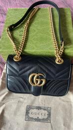 Gucci GG Marmont Matelassé Mini Shoulder Bag, Ophalen of Verzenden, Zo goed als nieuw, Zwart, Schoudertasje