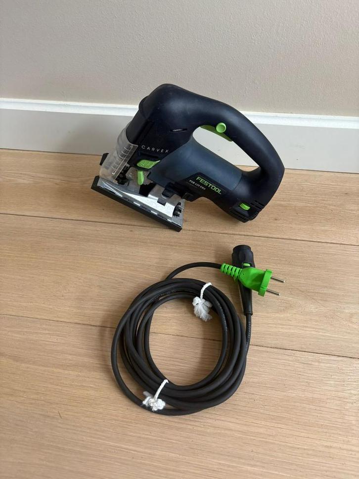 Festool PSB 420 EBQ decoupeerzaag, Doe-het-zelf en Verbouw, Gereedschap | Zaagmachines, Zo goed als nieuw, Decoupeerzaag, Minder dan 600 watt