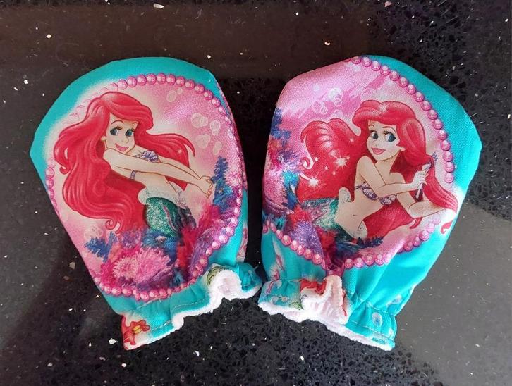 nieuw- anti krab wantjes Ariel ( vanaf 6/9 mnd tot ca 24 mnd, Kinderen en Baby's, Babykleding | Mutsen, Sjaals en Wanten, Nieuw