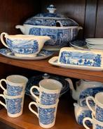 Servies Liberty Blue Staffordshire Ironstone 100 delen servi, Ophalen of Verzenden