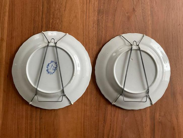 Blauw Transferdruk Borden - Vintage Stijl, Antiek en Kunst, Antiek | Wandborden en Tegels, Ophalen of Verzenden