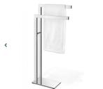 Nieuw! ZACK Linea Handdoekrek - Geborsteld RVS, Huis en Inrichting, Ophalen of Verzenden, Nieuw, Overige kleuren, Handdoekenrek