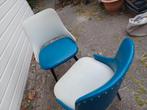 Vintage eettafel met 4 stoelen, Huis en Inrichting, Overige Huis en Inrichting, Ophalen of Verzenden, Gebruikt