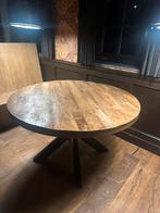 Eiken ronde eettafel, nieuwprijs €1559, Huis en Inrichting, Tafels | Eettafels, Ophalen, Zo goed als nieuw, Rond, 100 tot 150 cm