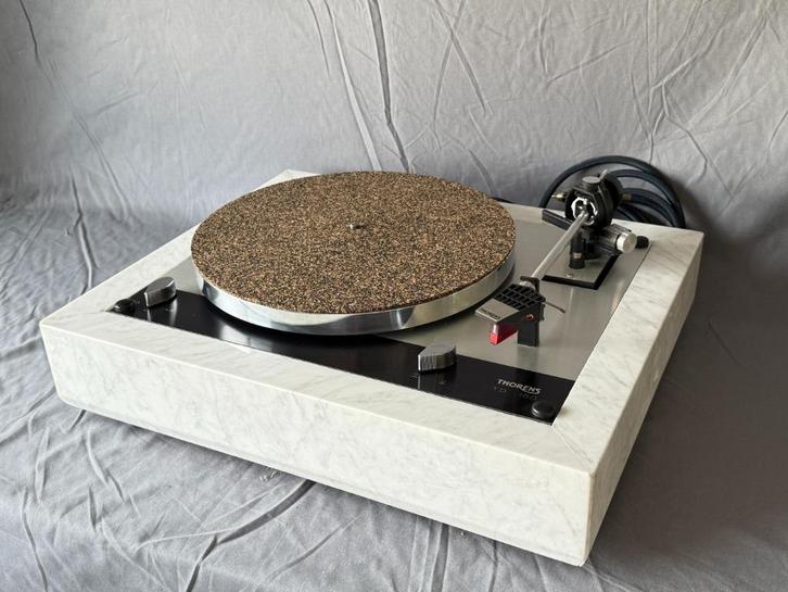 Thorens TD-160 Marmer geserviced met geupgrade, Audio, Tv en Foto, Platenspelers, Refurbished, Platenspeler, Thorens, Ophalen