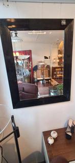 Zware spiegel met zwarte houten rand, Ophalen, Gebruikt, -, -