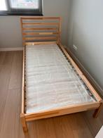 Ikea bed (TARVA) with bed slats (LURÖY), Huis en Inrichting, Slaapkamer | Bedden, Ophalen, Eenpersoons, Zo goed als nieuw, 200 cm