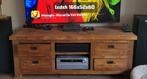 Door meubelmaker gemaakt volledig massief teak TV kast b, Ophalen, Landelijk Teak industrieel modern Koloniaal klassiek, 150 tot 200 cm