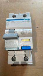 HAGER aardlekautomaat B16, Hobby en Vrije tijd, Elektronica-componenten, Ophalen of Verzenden, Zo goed als nieuw