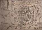 Gorinchem "Gorchum' Plattegrond Guicciardini na 1612, Antiek en Kunst, Kunst | Etsen en Gravures, Ophalen of Verzenden