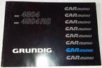 Grundig WKC 4804 (handleiding autoradio), Ophalen of Verzenden, Gebruikt
