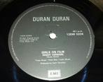 Duran Duran VINYL 12 inch GIRLS on FILM black & silver label, Zo goed als nieuw, 1980 tot 2000, 12 inch, Verzenden