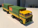 Lion car daf met aanhanger 1:50, Ophalen of Verzenden, Zo goed als nieuw, Bus of Vrachtwagen, Lion Toys