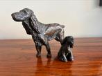Twee prachtige honden in brons Engelse cocker spaniël, Verzamelen, Dierenverzamelingen, Ophalen of Verzenden, Zo goed als nieuw