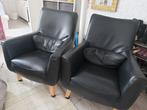 2 Leer Fauteuils met wielen
GOEDDOEL VERKOOP, Ophalen, Zo goed als nieuw, 50 tot 75 cm, Leer