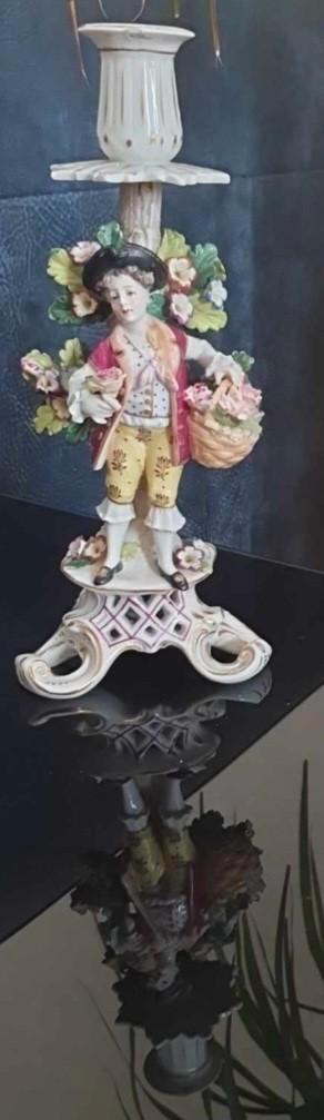 Antieke HÖCHST Gedetailleerde Kandelaar uit 1750 - 1776. beschikbaar voor biedingen