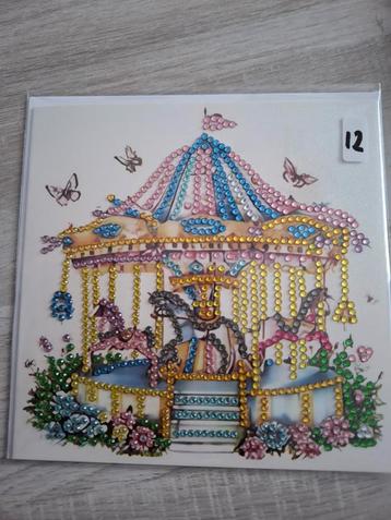 Diamond Painting Kaart - Draaimolen beschikbaar voor biedingen