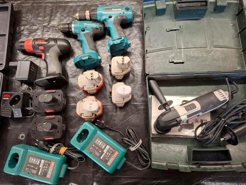 Defecte Makita/Einhell/Skil/GBX/DYN Amic Boormachines+2Mult, Doe-het-zelf en Verbouw, Gereedschap | Boormachines, Gebruikt, Boormachine
