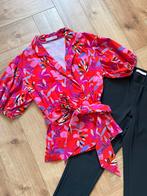 Studio anneloes set flower blazer L & flo bonded broek M, Maat 42/44 (L), Ophalen of Verzenden, Zo goed als nieuw, Rood