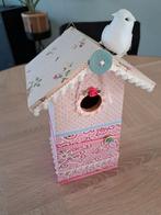 Schattig vogelhuisje met vogeltje, voor de meisjeskamer, Ophalen of Verzenden, Gebruikt