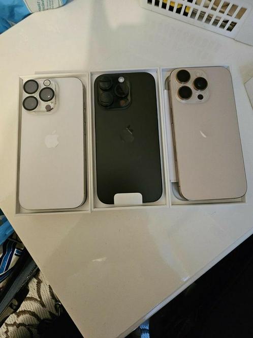 Iphone 16 pro en pro max inruil mogelijk, Telecommunicatie, Mobiele telefoons | Apple iPhone, Zo goed als nieuw, 128 GB, iPhone 16 Pro