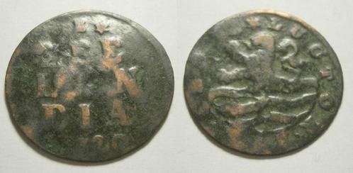 Zeeland Duit 1720 - Zeldzaam - R - , Postzegels en Munten, Munten | Nederland, Losse munt, 1 cent, Vóór koninkrijk, Ophalen of Verzenden