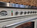 Luxe Fornuis Boretti 80cm crème met rvs Analoog klokje, Witgoed en Apparatuur, Fornuizen, 60 cm of meer, Ophalen of Verzenden